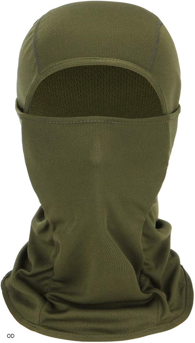 フェイスマスク 迷彩 アーミー 防寒 ミリタリー サバイバル サバゲー バイク 自衛隊 OD (OD)