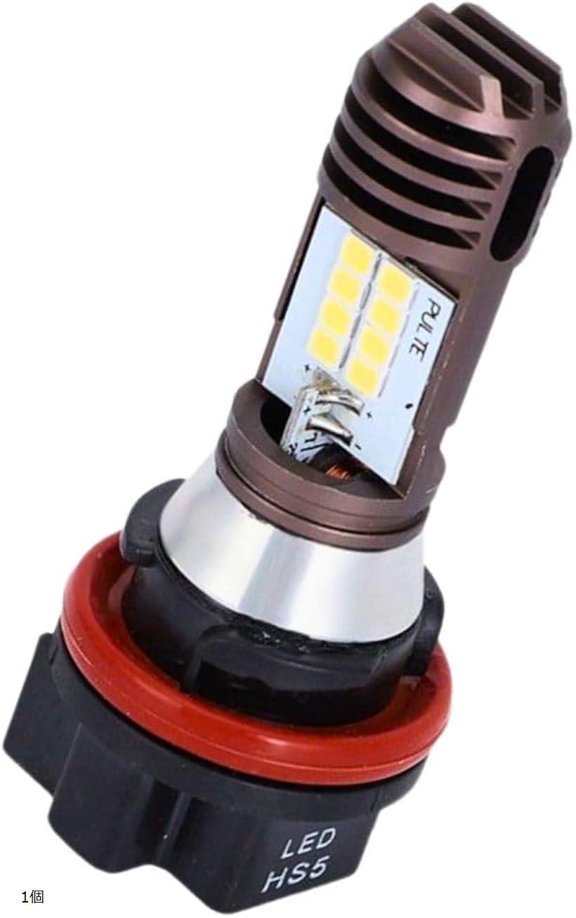 LED ヘッドライト バルブ 汎用 Hi/Lo 切替 ヤマハ JOG アドレス ディオ リード クレアスクーピー タクト ジョルノ スペイシー(1個)