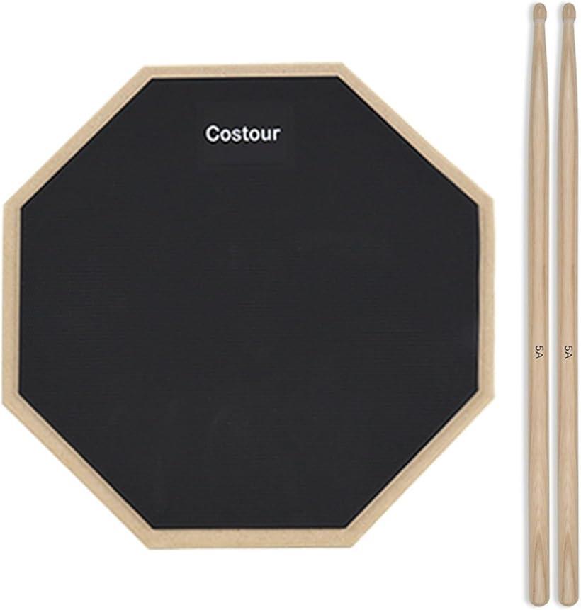 ドラム 練習パッド 消音 スネア ゴム製 スティック 5a