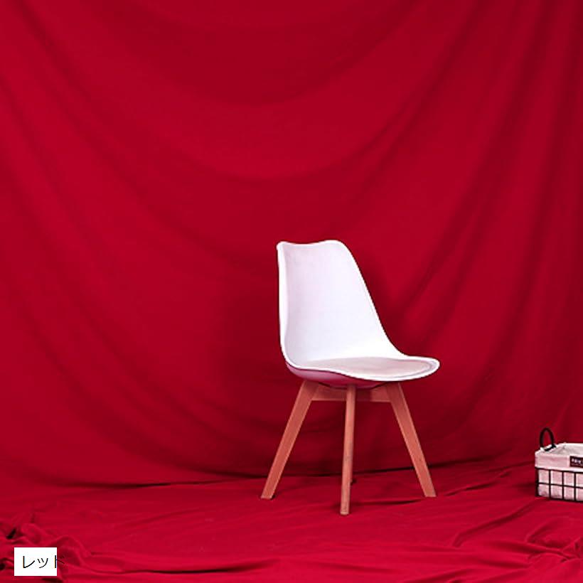 背景布 無地 撮影用 3mx4m バックスクリーン 写真 スタジオ 多用途 撮影布 (レッド)