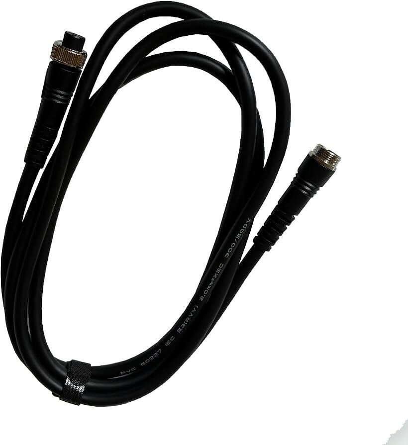 J-base 電動リール 電源コード 電源ケーブル ダイワ シーボーグ対応 レオブリッツ対応 シマノ フォースマスター対応 バッテリー接続コード 釣り用 交換 予備用 2芯タイプ BM仕様 (ブラック, 2m) ohstore-10710674 OHstore パッケージ画像