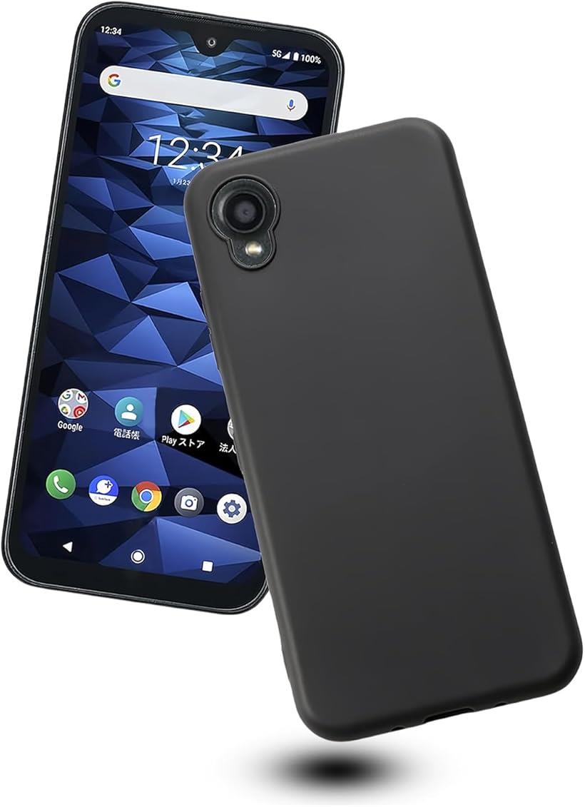 KYOCERA DIGNO BX2 / A101KC ケース スマホケース シリコン オッポ リノ 耐衝撃 ソフト 黒 薄型 ストラップホール付き アクKYOCERA A101KCカバー ブラック (TMK-UCI-436)