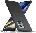 MOTO G53J 5G / G53Y ケース 保護ケース TPU シリコン 耐衝撃 磨り表面 指紋防止 軽量 薄型 ストラップホール付き カバー(ブラック, TMK-UCI-713)(2)