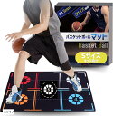 バスケットボールマット 子供から大人まで3サイズ展開 トレーニング 練習 グッズ 滑り止め 自主練 静音(ブラック, Sサイズ)(4)