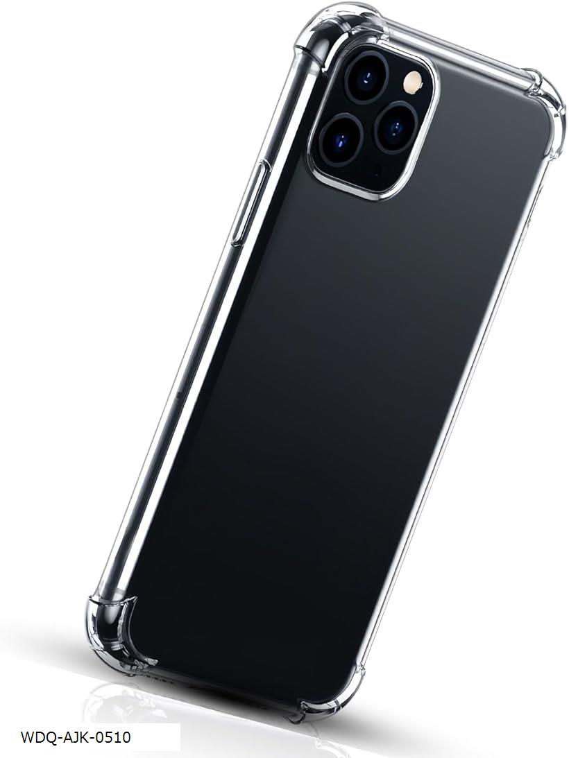 iPhone 11 Pro 5.8インチ ケース 四角にエアバッグ搭載 耐衝撃 iPhone11 カバー 全面保護 軽量 薄型 擦り傷防止 滑り止め 黄ばみにくい 透明 TPU 保護ケース (WDQ-AJK-0510)
