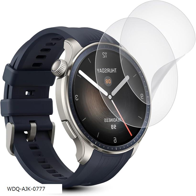 アンチグレア フィルム 2枚セット対応 Amazfit Balance 保護フィルム 軟 TPU素材 for Balance保護フィルム 貼り付け簡単/全面保護/気泡ない/指紋防止/スクラッチ防止/傷つきにくい(WDQ-AJK-0777)