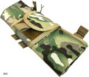 ダンプポーチ ロールアップ式 MOLLE ベルト 両方対応 ミリタリー サバゲー ファーストライン(迷彩)