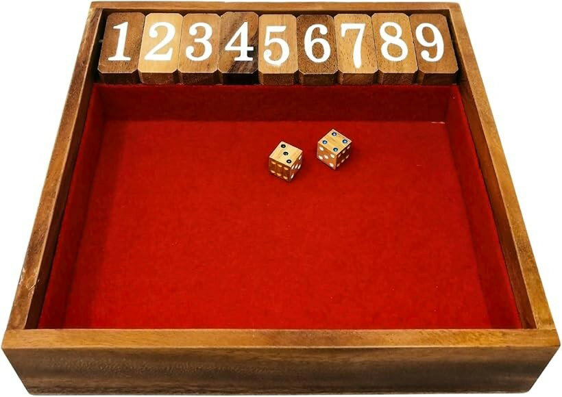 ジャックポット PRO ダイス ゲーム 木製 サイコロ Jackpot Dice Game (レッドL) 3
