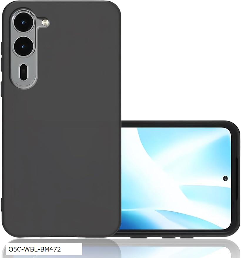 Rakuten - Arrows We2 Plus ケース ブラック F-51E 用の保護ケース TPU 傷防止 軽量 柔軟 薄型 耐衝撃 携帯便利 全面保護 スマホ マットブラック (OQW-HY-372)