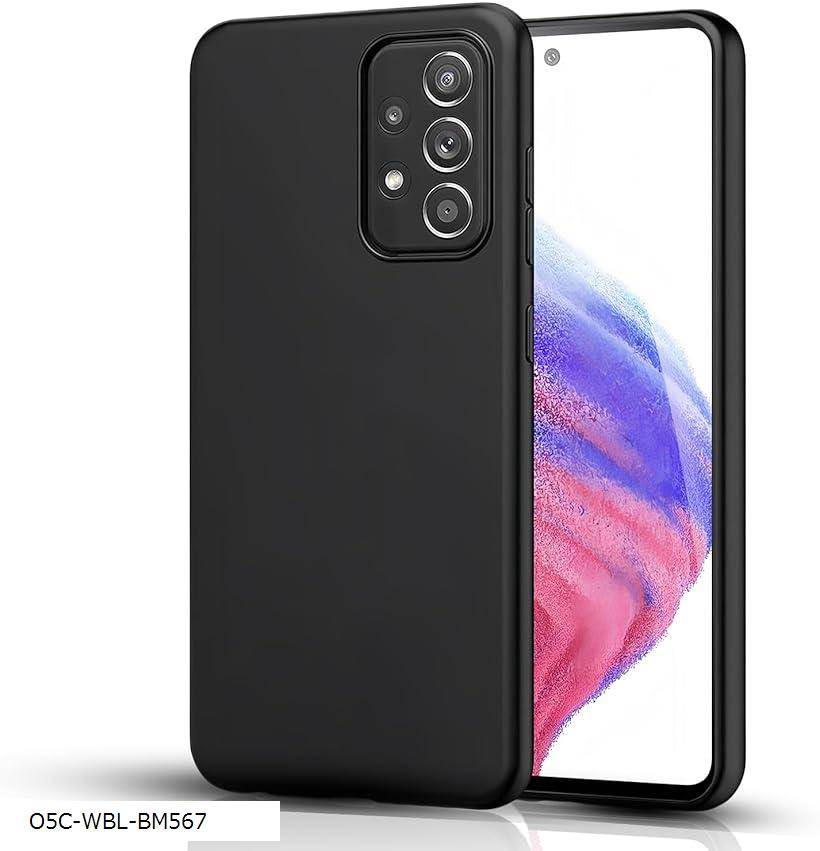 Rakuten - ギャラクシー A53 5G / SC-53C SCG15 ケース ブラック Galaxy 用の保護ケース TPU 傷防止 軽量 柔軟 薄型 耐衝撃 携帯便利 全面保護 スマホ マットブラック (OQW-HY-440)