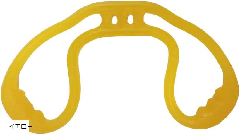 ケンアール トレーニングチューブ シリコン エクササイズ ゴムバンド 筋トレ ヨガ マルチ ストレッチ 滑り止め グリップ(イエロー)