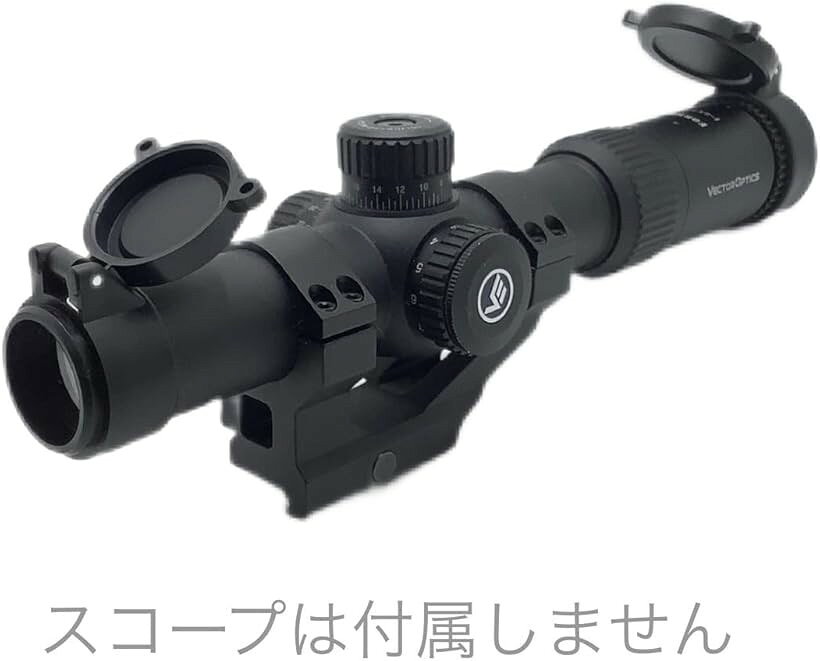 OHstoreの【楽天ランキング1位入賞】レンズプロテクター + スコープキャップ 前後セット VectorOptics FORESTER1-5X24GENII用 (クリア)｜アングル3
