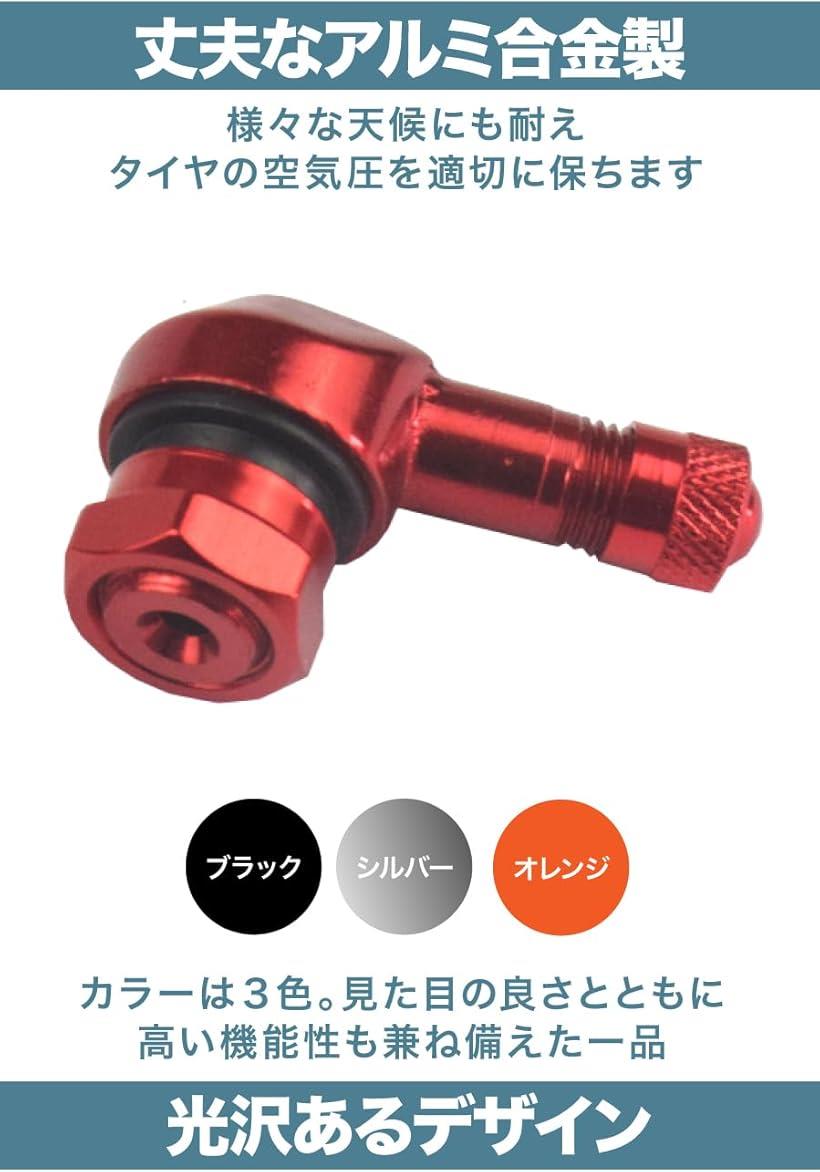 エアーバルブ メンテナンス チューブレス クランプインバルブ バイク 自動車 タイ...