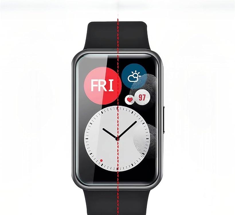 高品質アンチグレア フィルム2枚セット対応 HUAWEI Watch Fit3保護フィルム FIT3フィルム 反射低減/軟TPU素材/簡単貼り付け/全面保護/防気泡/防指紋/スクラッチ防止/for 液晶保護フィルム