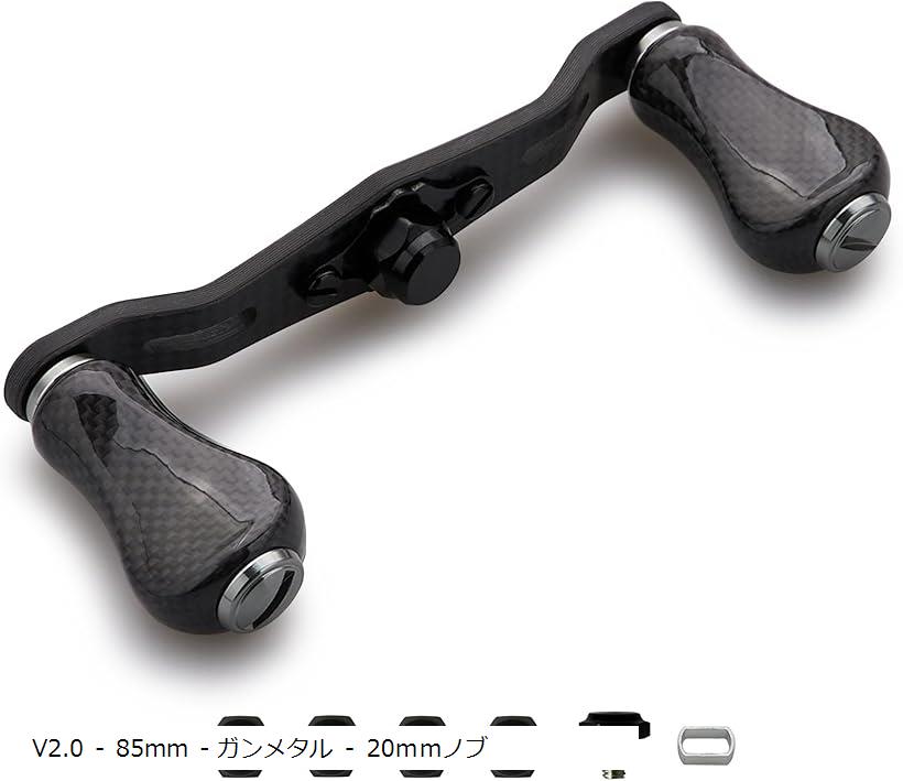 �꡼�� �ϥ�ɥ� �Υ� ��� 1.5K �����ܥ� ���ޥ� SHIMANO ������ DAIWA ���� Abu ���� �٥��ȥ꡼�� Gourd Series 1040(V2.0 - 85mm - ����᥿�� - 20mm�Υ�)