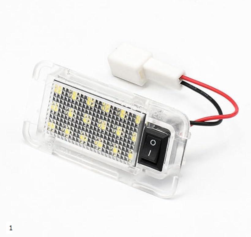 互換品 互換品 トヨタ 汎用 LED ラゲッジランプ ヴェルファイア ノア ヴォクシー ハリアー プリウス エスティマ ラクティス カローラ シエンタ6500K ユニット交換 ホワイト (1個)