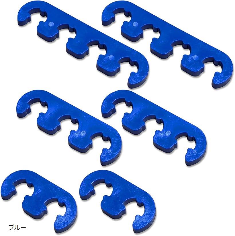 プラグコード セパレーター ワイヤーセパレーター 7mm - 8mm プラグコードホルダー ホースセパレーター..