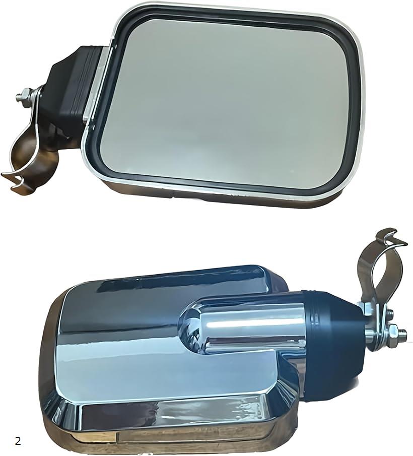 互換品 バックショットミラー サイドミラー 汎用 補助ミラー トラック 視野拡大 高速走行 角型 いすゞ 日野 ふそう UD 安全運転 死角防止 (2個セット)