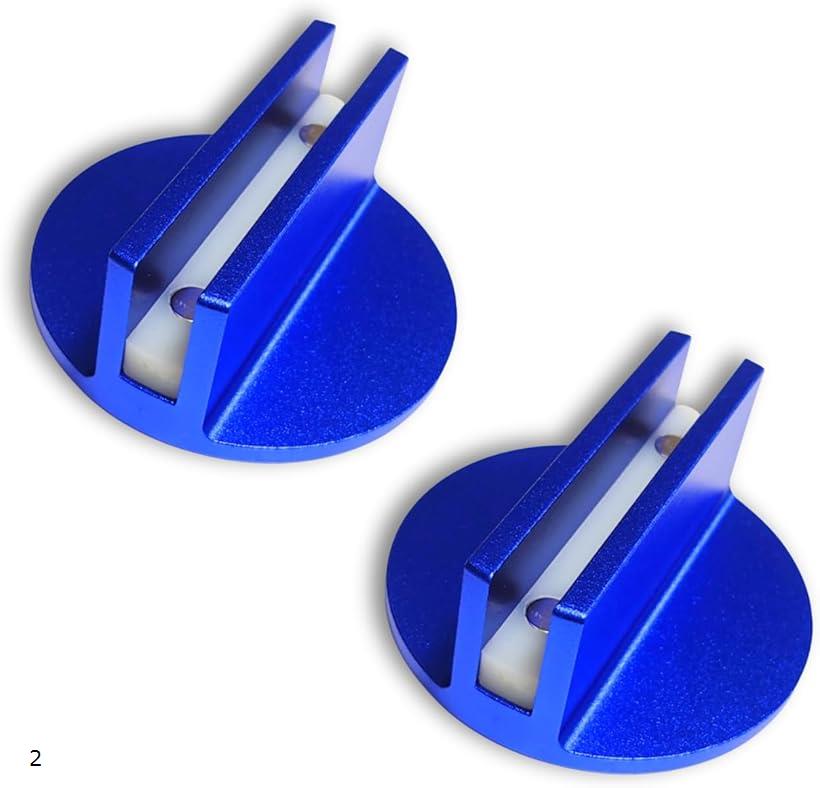 ジャッキアップアダプター ジャッキパッド ジャッキアダプター 磁気パッド 溶接フレーム レール (ブルー 2個)