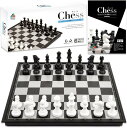 チェス Chessboard 盤セット ボード 折りたたみ マグネット ポータブル 36pルールブック＆戦略トレーニング付属 M 25cmx25cm( マルチカラー, Mサイズ)