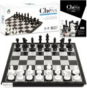 チェス Chessboard 盤セット ボード 折りたたみ マグネット ポータブル 36pルールブック&戦略トレーニング付属 XL 36cmx36cm(マルチカラー, XLサイズ)