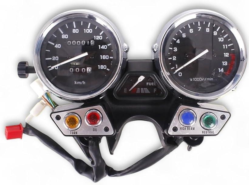 互換品 ヤマハ用 メーター ユニット XJR400 4HM 93-95 前期 スピード タコメーター 純正 タイプ ASSY ブラック パネル バイク 汎用品 社外品