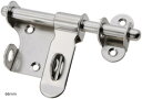 ドアラッチ 引き戸 スライドドア ドアロック ステンレス(シルバー, 66mm)