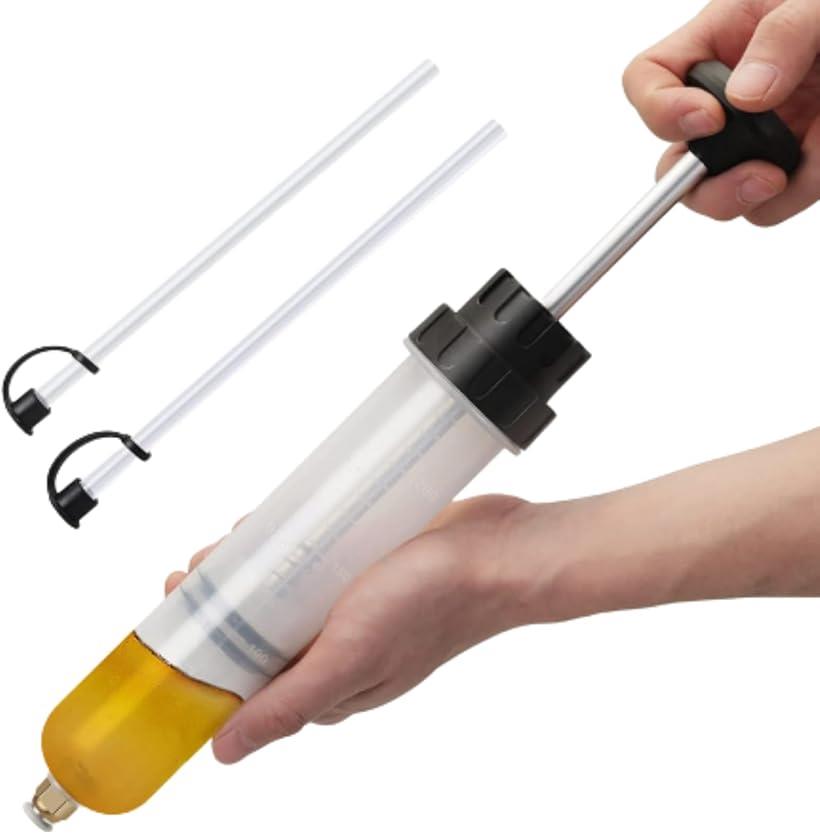 オイルポンプ オイル交換 手動 車 自動車 エンジンオイル オイルフェラー シリンジ (200ml)