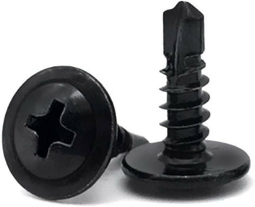 Rakuten - ドリルネジ タッピングネジ ドリルビス シンワッシャー ねじ 100本入り (M4.2x13)