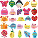 趣味のフェルトキット セット 手芸 モンテッソーリ 格子編み ハンドメイド DIY(全種セット)