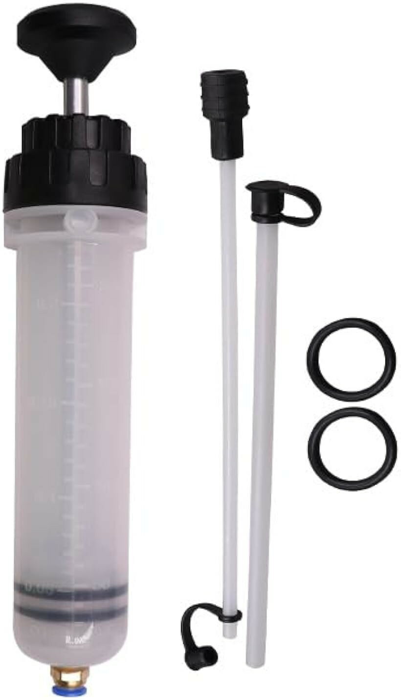 オイルポンプ オイル交換 オイルサクションガン オイルチェンジャー 手動 車 簡単作業 目盛り付き 200ml