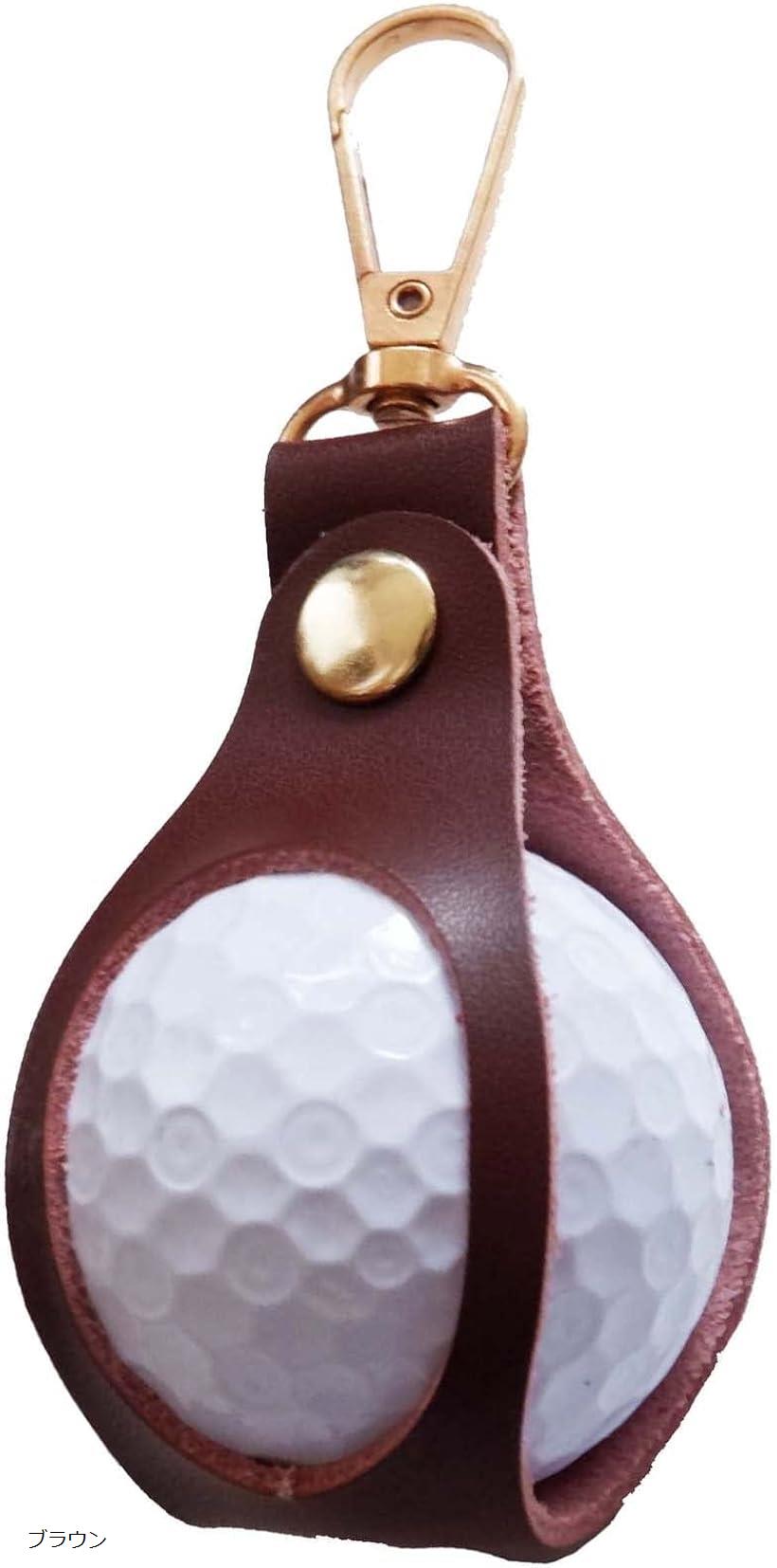 Billionworks ゴルフボールケース(ブラウン)