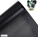 1mx30cm プラスチックメッシュシート 厚さ0.3mm ファースーツアイメッシュ 印刷可能 着ぐるみアイメッシュ テリアンマスク、DIY獣の目、コスプレスーツのコスチュームアイ用 黒(黒, 0.8mmの穴)