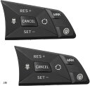 MONOSTORE 汎用 ステアリング ダミー スイッチ 車 インテリア アクセサリー カバー パネル パーツ カスタム プロパイロット