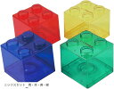 貯金箱 プラスチック製 4個セット カラフル 透明 目標シール付き 知育 教育玩具 ギフト 大容量 こども向け 取り出せる 500円玉 100円 お札(ミックス...