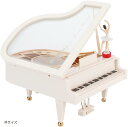 オルゴール ピアノ 音楽 バレリーナ 付き かわいい インテリア ピアノグッズ(Mサイズ)