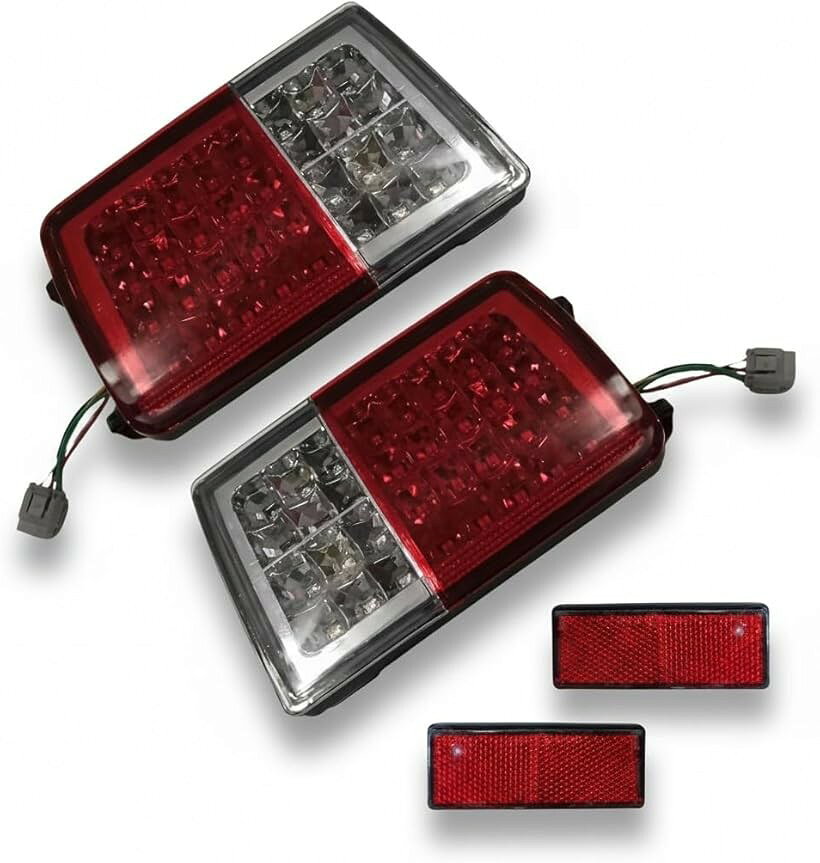 互換品 LED テールランプ シーケンシャルウインカー 切替式 左右セット エブリィ バン DA17V DA64V クリッパー スクラム 対応 (レッド、クリア)