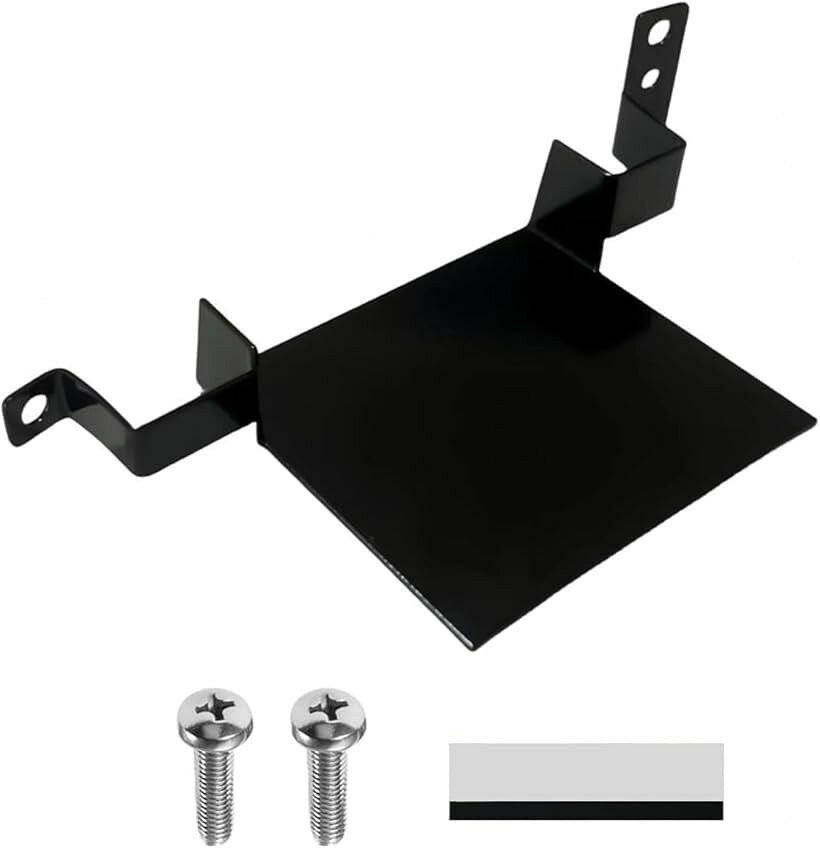 ETCブラケット 取付基台 N-VAN専用 型式JJ1/JJ2 年式H30.7以降 純正位置取り付け ホンダ 専用ブラケット 両面テープ ネジ付き 簡単設置 すっきりデザイン (ブラック, 4.N-VAN車用)