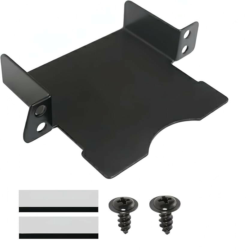 ETCブラケット 取付基台 トヨタ車専用 アルファード ヴェルファイア ヴォクシー エスクァイア カムリ クラウン 純正位置取り付け 専用ブラケット セット (ブラック, 3.トヨタ車用)