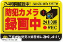 防犯カメラ 作動中 屋外 ブリキ 看板 プレート 防犯グッズ 監視カメラ ダミーカメラ 録画 警察(横40cmx縦30cm (新))