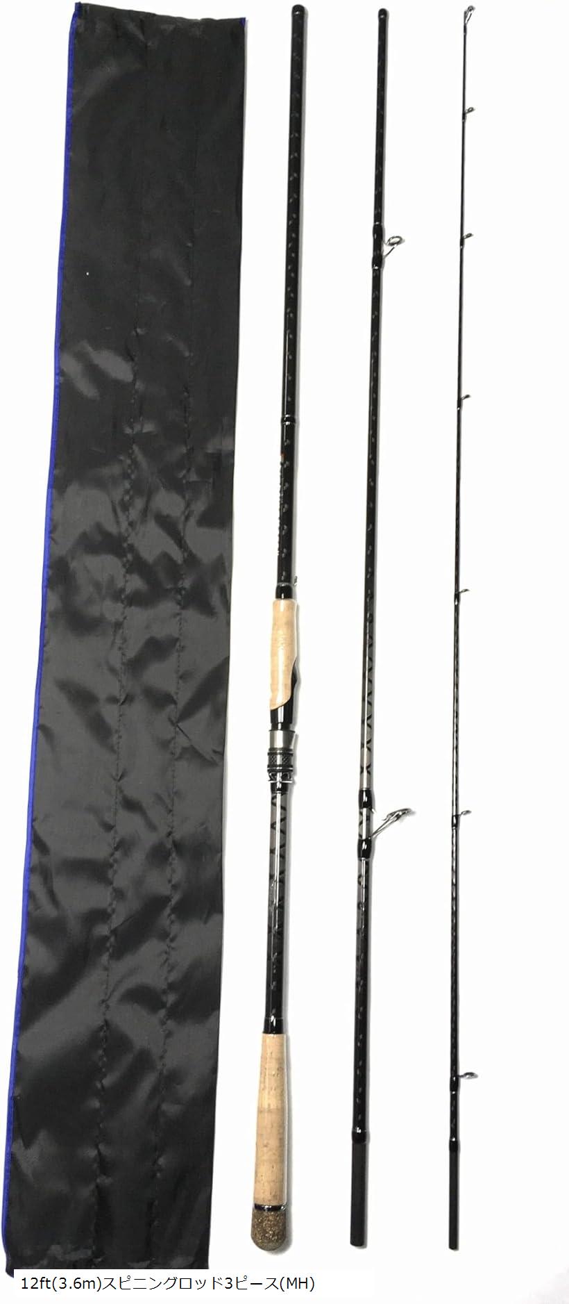 バリエーションコード : 2b9go8cjt8商品コード2b9vlltiqk商品名12フィート スピニングロッド 3ピースMH スパイラルXタイプ ルアー ミディアムヘビー シーバスロッド サーフロッド ヒラメロッド ロックフィッシュロッド マゴチ ライトショアジギングロッド タチウオ キビレ チヌ トラウトロッドブランドお得。Storeカラー12ft(3.6m)スピニングロッド3ピースサイズ等12ft(3.6m)スピニングロッド3ピース(MH)スパイラルXタイプの12フィート スピニングロッド 3ピース ( MH ) でございます。竿袋にわずかな傷み、ほつれがございますのでご了承ください。商品はロッド工場品のため問題なくお使いいただけます。＊ロッドパワーはMHでございますが竿袋やロッドにはHと表記がある場合がございますのでご了承ください。サイズ：12ft(3.6m)スピニング3ピース(MH)仕舞寸法(最小サイズ)：124.7cm 竿袋付き重量：269g材質：カーボン(スパイラルXタイプ)アクション：MH(レギュラーファースト)ガイド数：9個ライン：10～25LBルアーウェイト：15～65g先径：2.2mm、元径：17.3mm※ 他ネットショップでも併売しているため、ご注文後に在庫切れとなる場合があります。予めご了承ください。※ 品薄または希少等の理由により、参考価格よりも高い価格で販売されている場合があります。ご注文の際には必ず販売価格をご確認ください。※ 沖縄県、離島または一部地域の場合、別途送料の負担をお願いする場合があります。予めご了承ください。※ お使いのモニタにより写真の色が実際の商品の色と異なる場合や、イメージに差異が生じることがあります。予めご了承ください。※ 商品の詳細（カラー・数量・サイズ 等）については、ページ内の商品説明をご確認のうえ、ご注文ください。※ モバイル版・スマホ版ページでは、お使いの端末によっては一部の情報が表示されないことがあります。すべての記載情報をご確認するには、PC版ページをご覧ください。