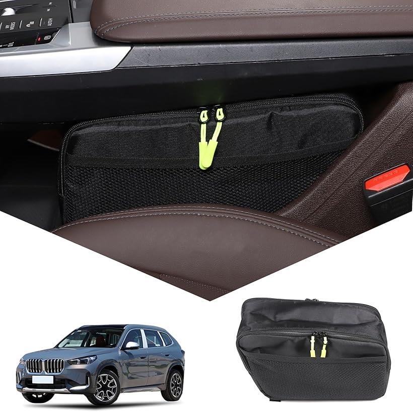 BMW X1 2023年～現行に対応 センターコントロール収納袋 コンソール収納 多機能ツール収納 センターコンソール用 内装パーツ 中央アームレスト 小物入れ パーツオーガナイザー 収納整理袋 車用収納 取り付け簡単 カー用品