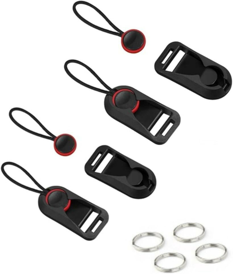 アンカーリンクス ストラップアダプター 丸角リング付 カメラ・双眼鏡に汎用 (レッド, アンカーリンク..