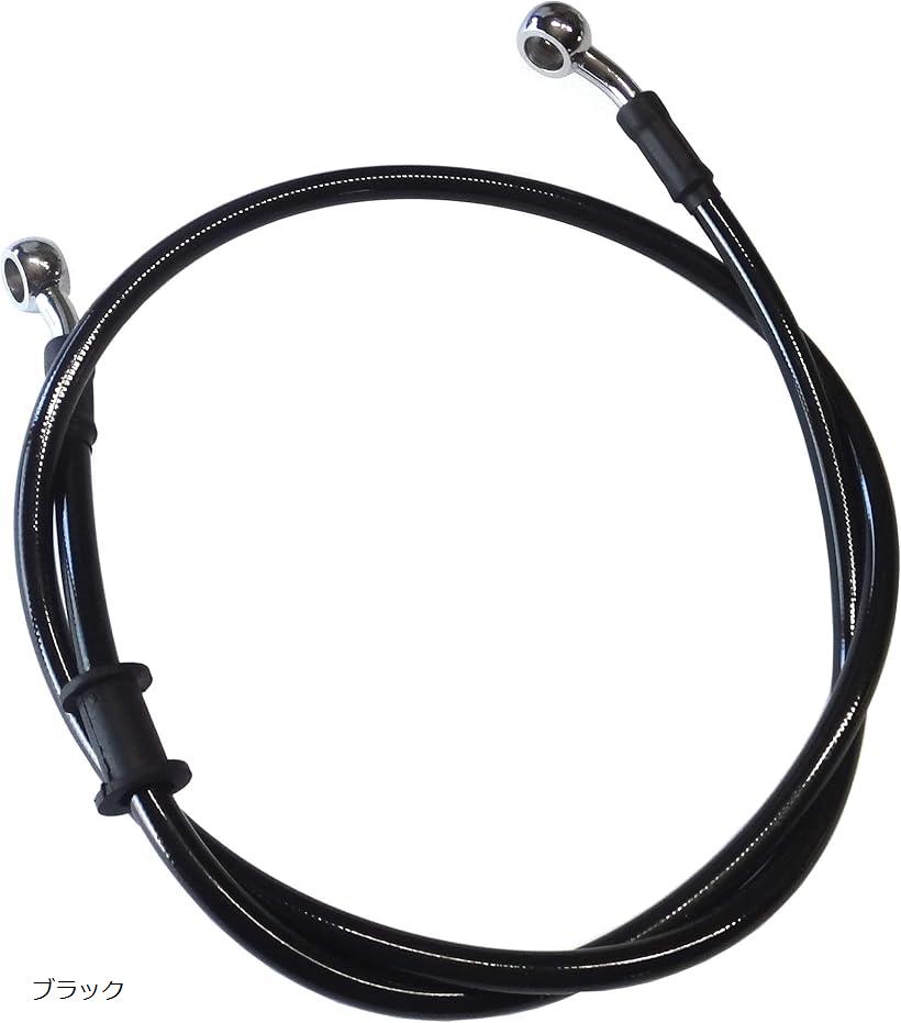 互換品 ホンダ ディオ ステンメッシュ ブレーキ ホース (ブラック)