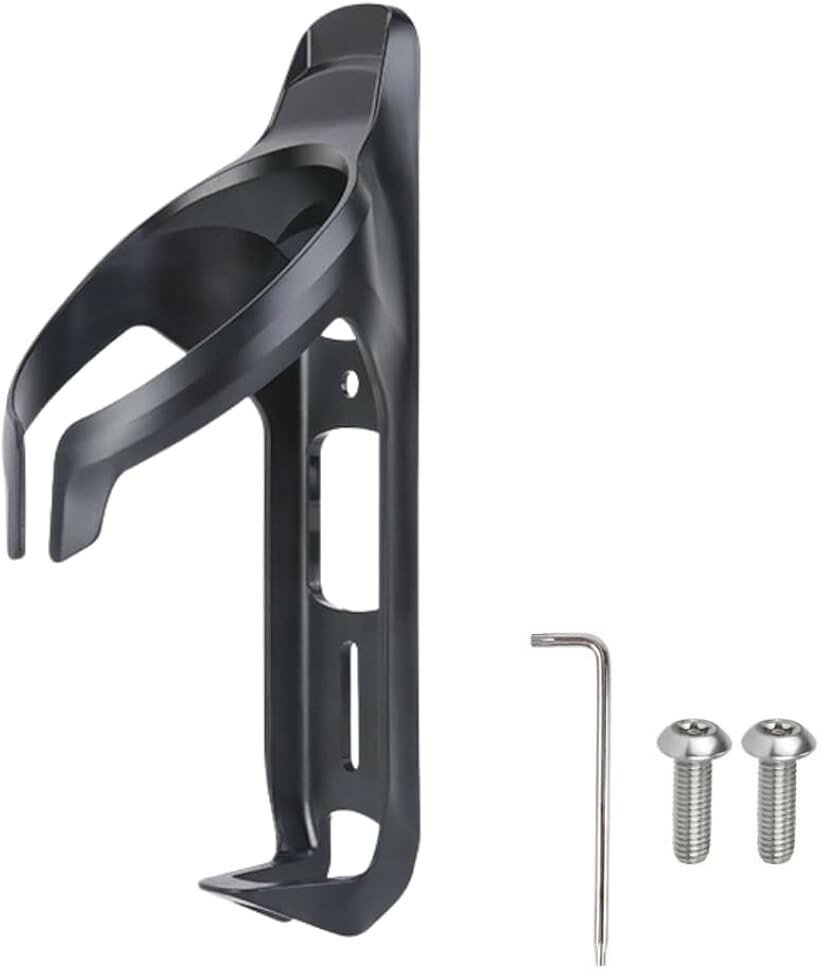 自転車 ボトルケージ airtag ロードバイク ドリンクホルダー 盗難防止 GPS 水筒ホルダー (ブラック)