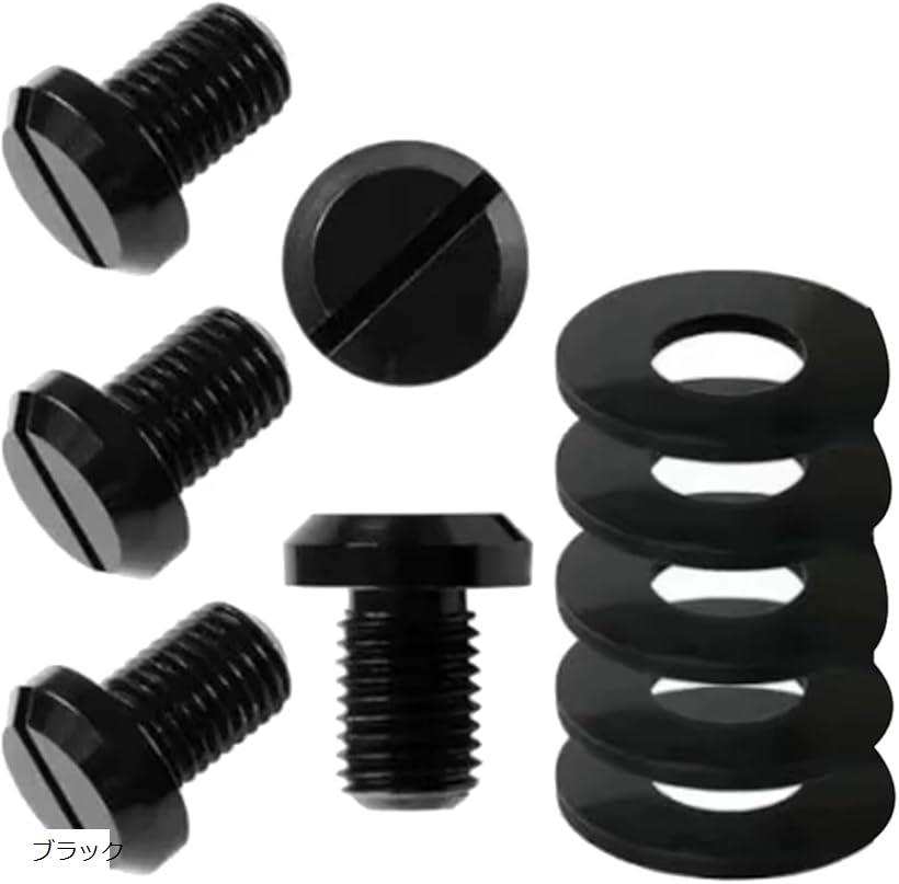 ジムニー JB64 バックドアボルト 5本 ワッシャー付き (ブラック)