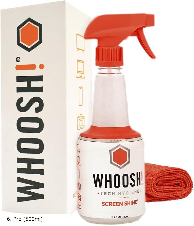 SCREEN SHINE 液晶クリーナー ノンアルコール スマホ 液晶モニタ用 抗菌クロスセット 6. Pro 500ml (6...