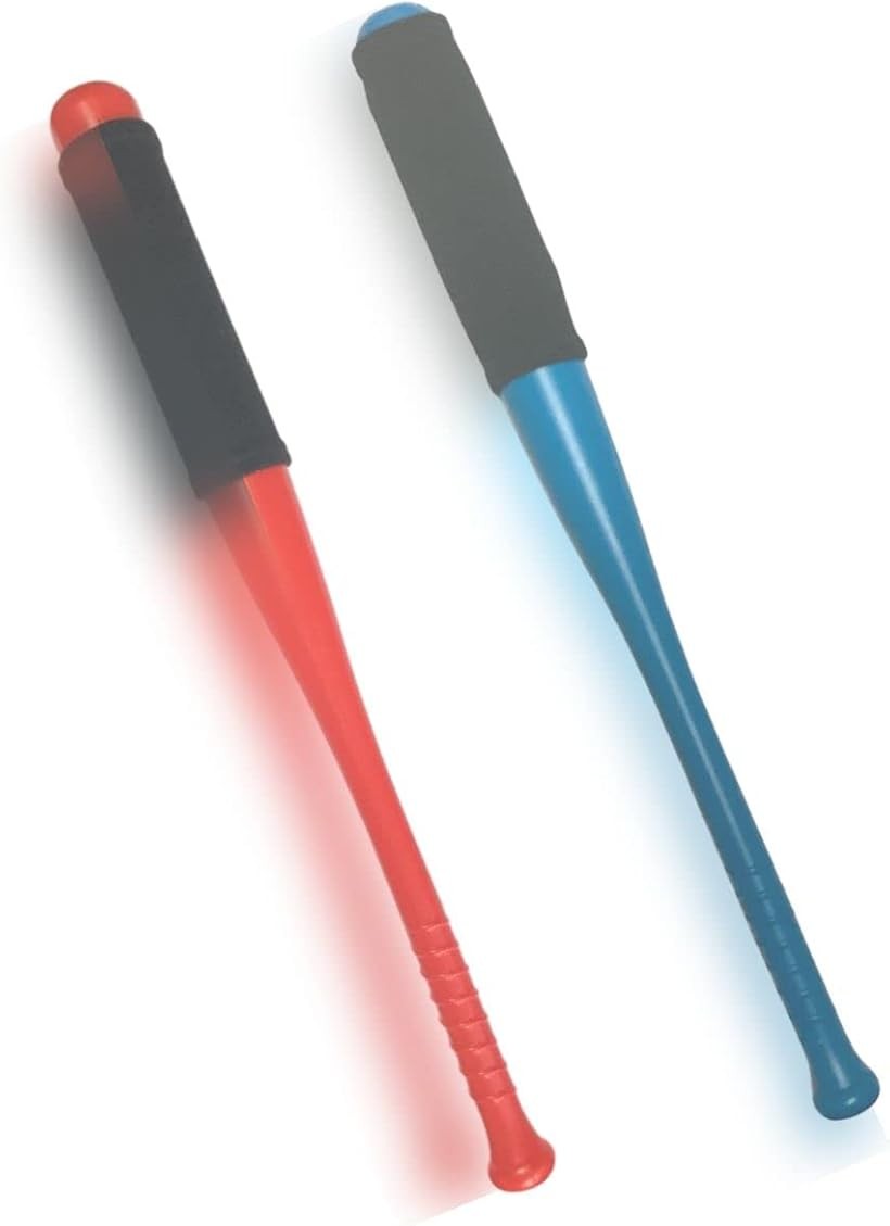 プワボール野球 プライオボール プワボール用バット 1本 (赤, 76cm)