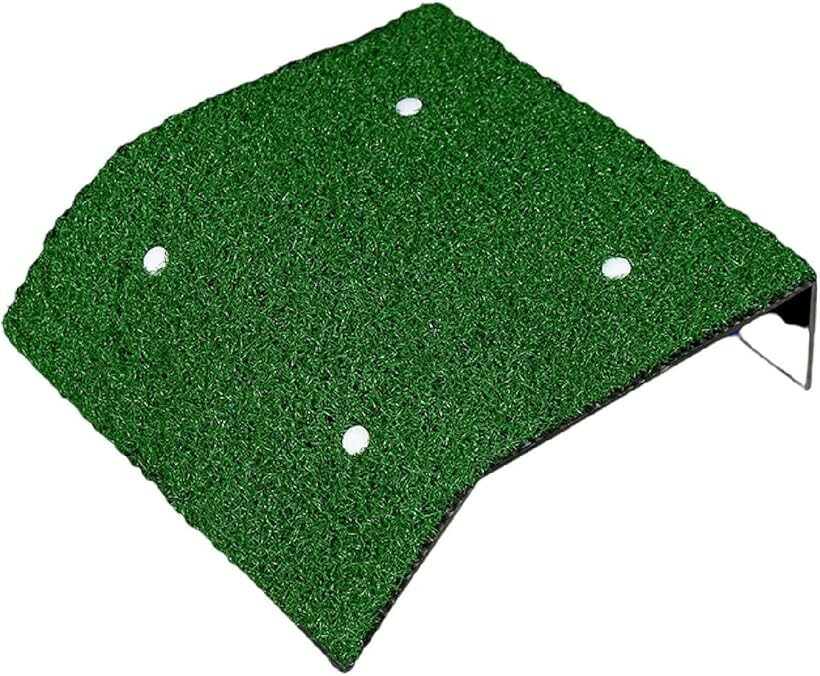 亀 陸地 吸盤 浮島 特大 カエル 水槽 爬虫類 人工芝 飼育 シェルター 日光浴 (グリーン)