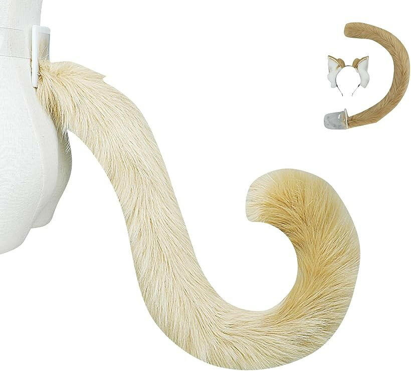 バリエーションコード : 2b2oputfxo商品コード2bk591hfqs商品名L CLOVER 猫耳 きつね耳 大きい カチューシャ コスプレ 仮装 変装 ハロウィン 学園祭 クリスマスブランドエルクローバーカラーしっぽベージュ長さ80cmのしっぽには金属フレームが入っていますから、簡単に曲げたり伸ばしたり、そして固定できるので、自分の好きな表情を演出することができます。人の手で丁寧にトリミングされた、ふわふわ、モフモフの毛並みは高密度でやわらかく、とてもなめらかです。ねこ、きつね、おおかみ、犬などのコスプレ、仮装にぜひどうぞ。しっぽは重さ50グラムと軽量で透明なベルトで簡単に装着・脱着ができ、男女問わずご利用いただけます。持ち運びの際もかさばりません。ハロウィン、学園祭、文化祭、クリスマス等のイベントやコンパや忘年会、新年会の余興、コスプレパーティーで可愛くコスプレできるアイテムです。大きな耳とのセットでコスプレが完成します。カラーは、白、黒、グレー、ベージュの4色です。※ 他ネットショップでも併売しているため、ご注文後に在庫切れとなる場合があります。予めご了承ください。※ 品薄または希少等の理由により、参考価格よりも高い価格で販売されている場合があります。ご注文の際には必ず販売価格をご確認ください。※ 沖縄県、離島または一部地域の場合、別途送料の負担をお願いする場合があります。予めご了承ください。※ お使いのモニタにより写真の色が実際の商品の色と異なる場合や、イメージに差異が生じることがあります。予めご了承ください。※ 商品の詳細（カラー・数量・サイズ 等）については、ページ内の商品説明をご確認のうえ、ご注文ください。※ モバイル版・スマホ版ページでは、お使いの端末によっては一部の情報が表示されないことがあります。すべての記載情報をご確認するには、PC版ページをご覧ください。